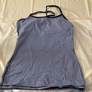 Lululemon Striped Halter Neck Top